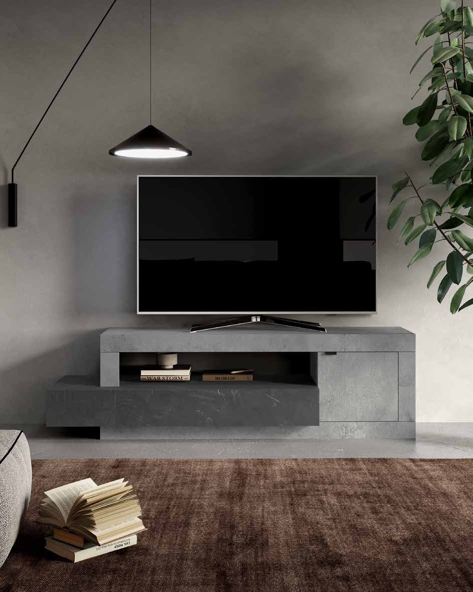 Base tv Freedom 1 anta e 1 cassetto