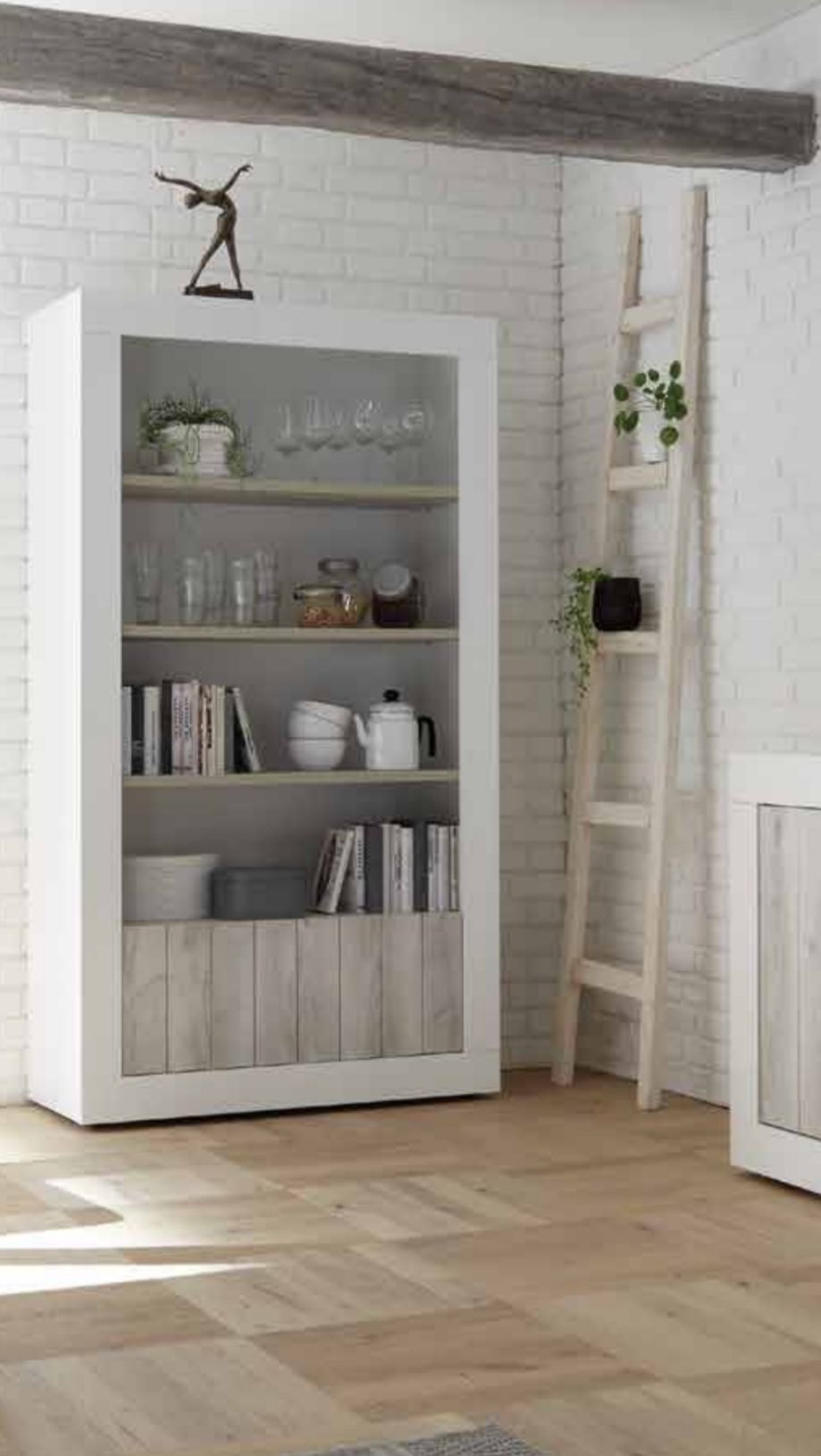 Container 2 Doors and 3 Shelves URBINO (White Pine) 20 90 35 - 20P