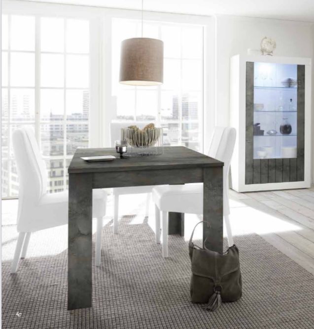 Table 137x90 CM INCLUDING EXTENSION 48 CM (Cement) 34 13 35 AL