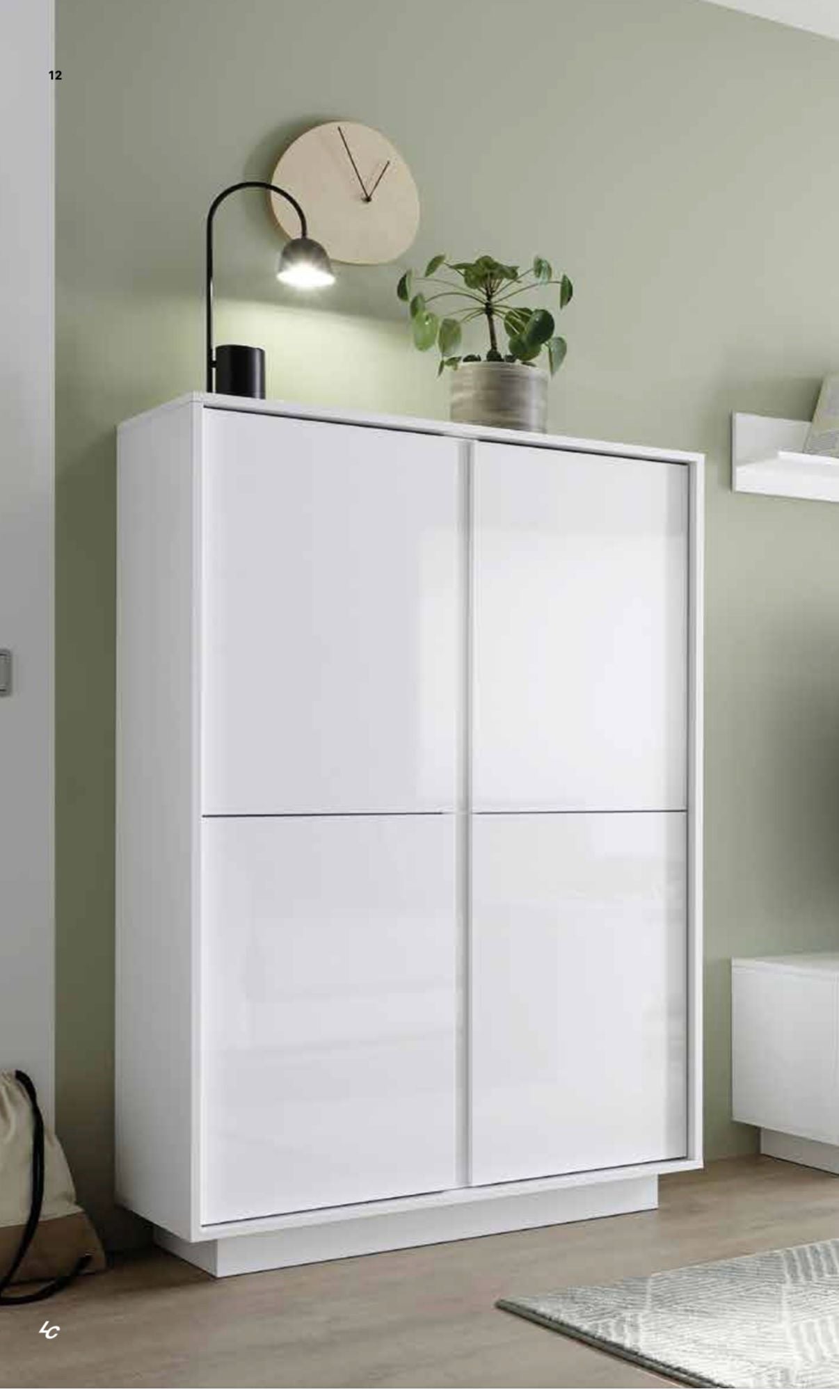 4 Door Container CARRARA (Black Marble) 208100-04