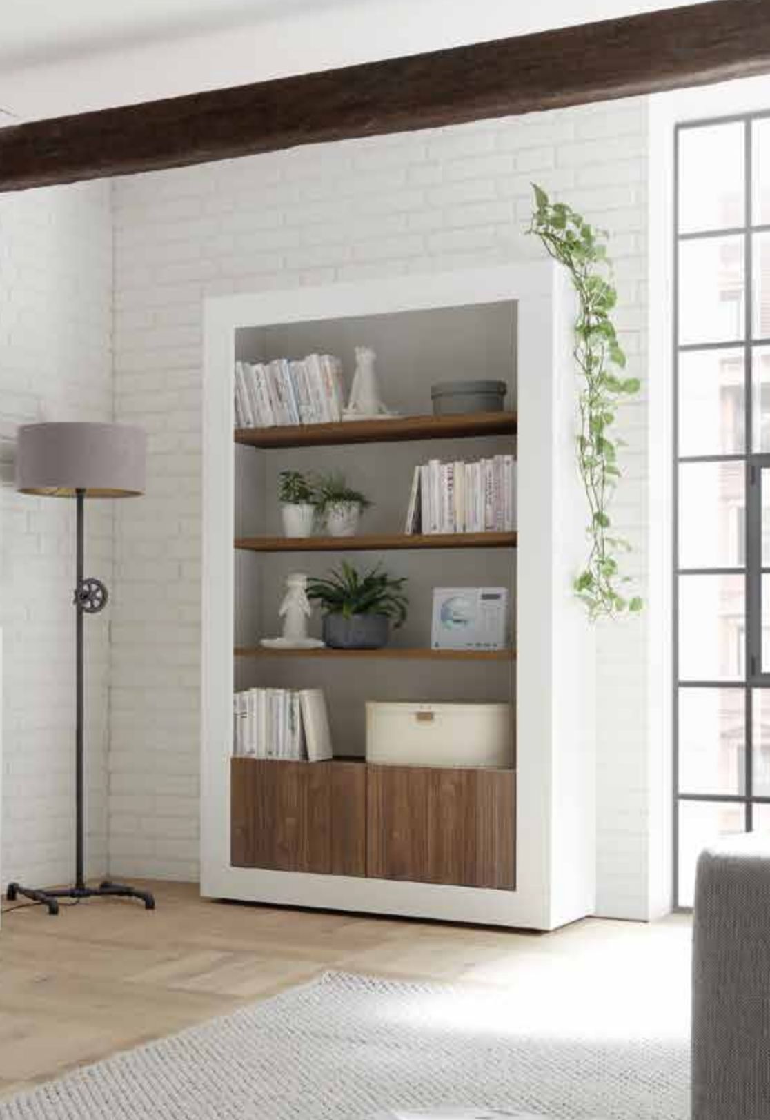 Container 2 Doors and 3 Shelves URBINO (White Pine) 20 90 35 - 20P