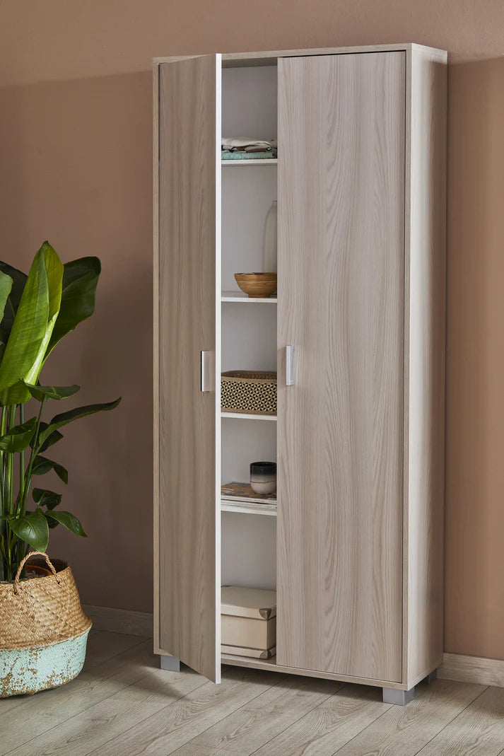 Cabinet with 2 doors for brooms