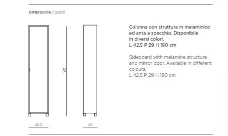 Colonna Golden Titanio