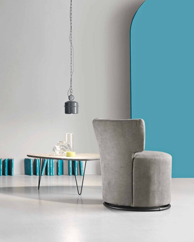 Poltrona Ikone Lorena Grigio Chiaro