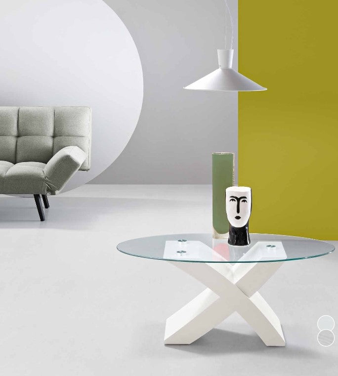 Tavolo da Salotto Ikone Bianco Frassinato