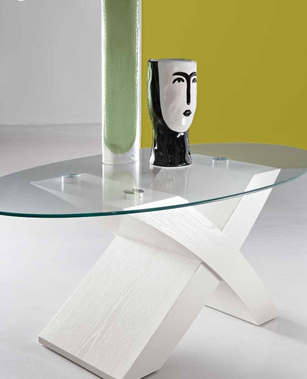 Tavolo da Salotto Ikone Bianco Frassinato