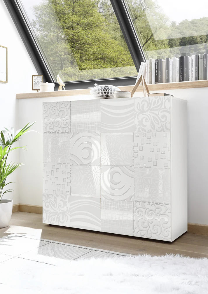 MIRO 2-Door Container (Glossy Screen-Printed Grey) 20 23 83 - 04