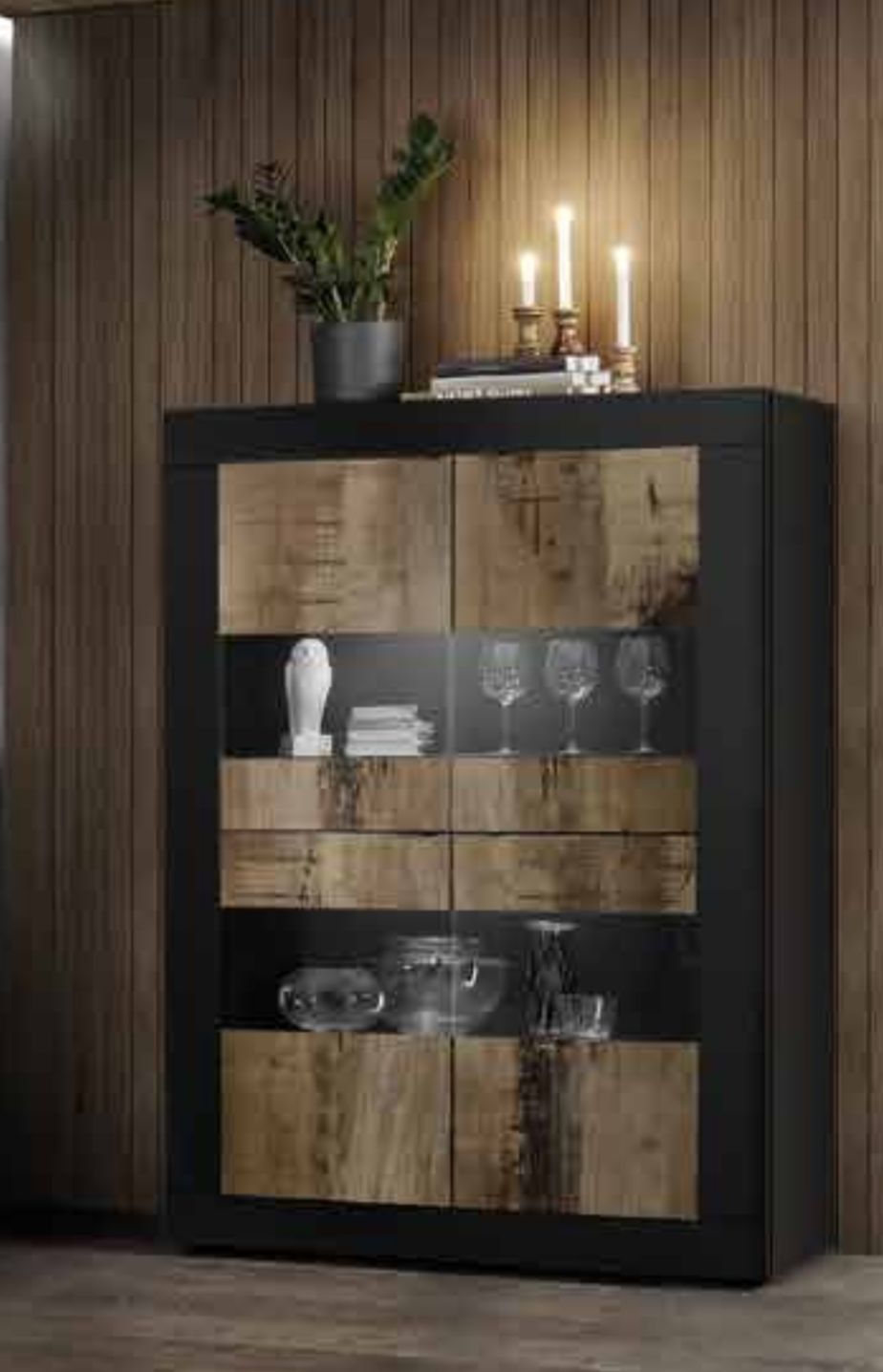 Basic 2-door display cabinet (20 90 15 - 10)