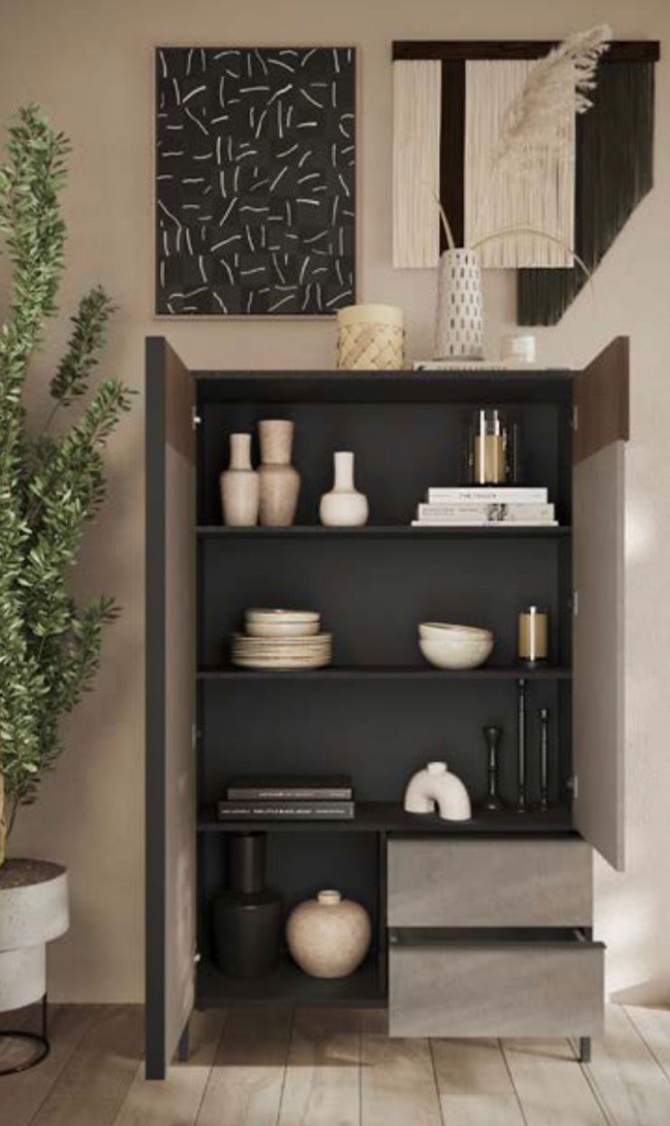 Contenitore 2 Ante 2 Cassetti Everest