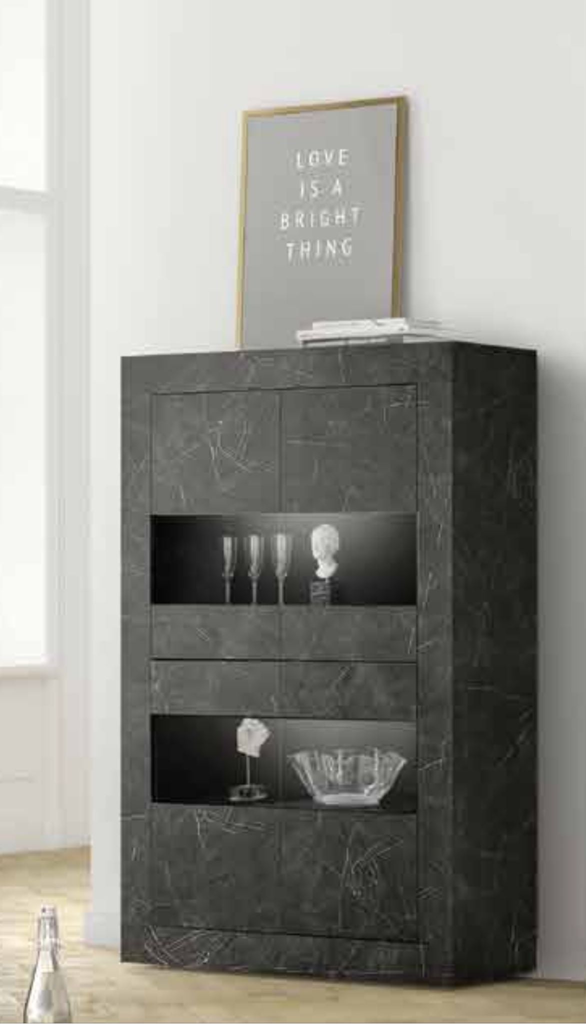 Basic 2-door display cabinet (20 90 15 - 10)