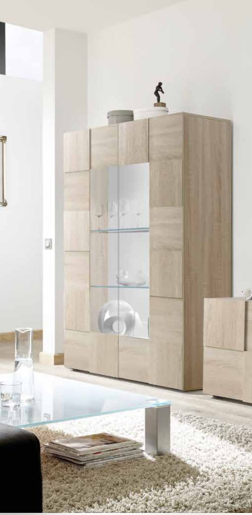 Showcase 2 doors DAMA (Glossy Grey) 20 23 08 - 06