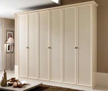 ISCHIA wardrobe 6 doors (beige patina)