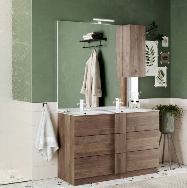 JUPITER Bathroom Cabinet 2 BOWLS