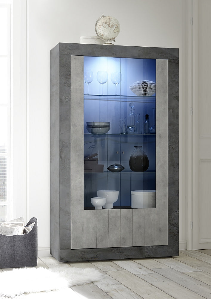 Showcase with 2 doors (Oxide/Cement) 20 13 35 - 06 OX