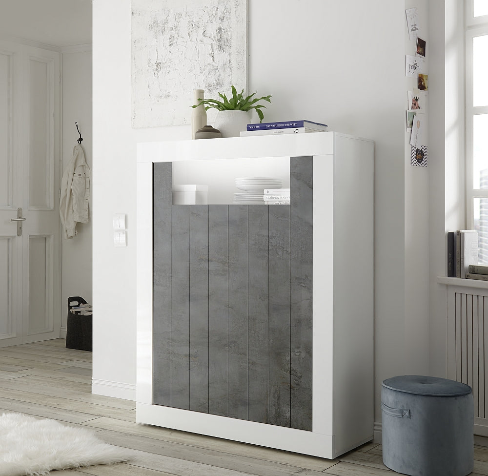 Sideboard 2 Doors and 2 Drawers URBINO (White Pine) 20 90 35 - 07P