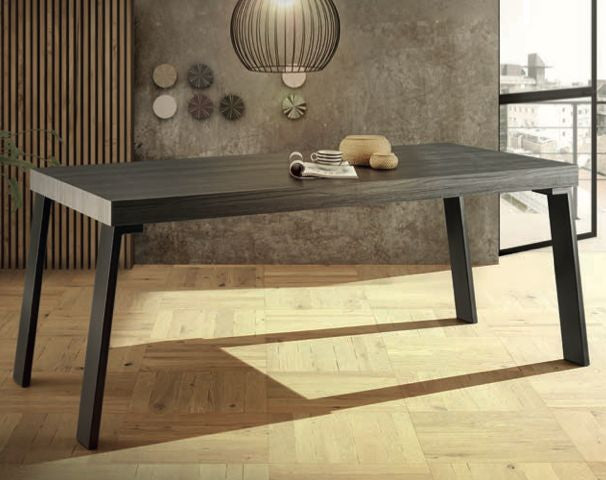 Tavolo con Gambe in Ferro Steel