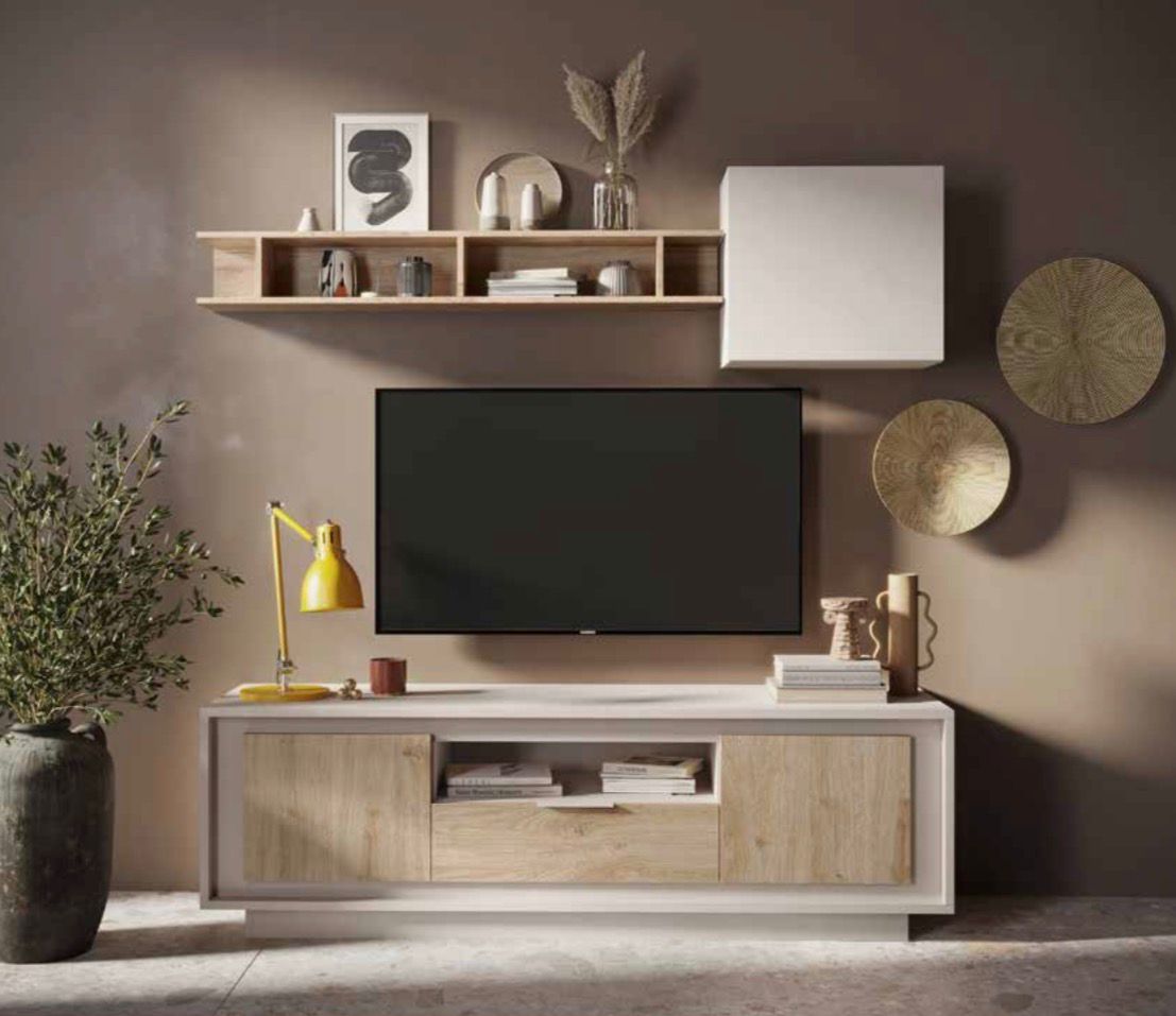 Base Tv 2 Ante e 1 Cassetto Sky