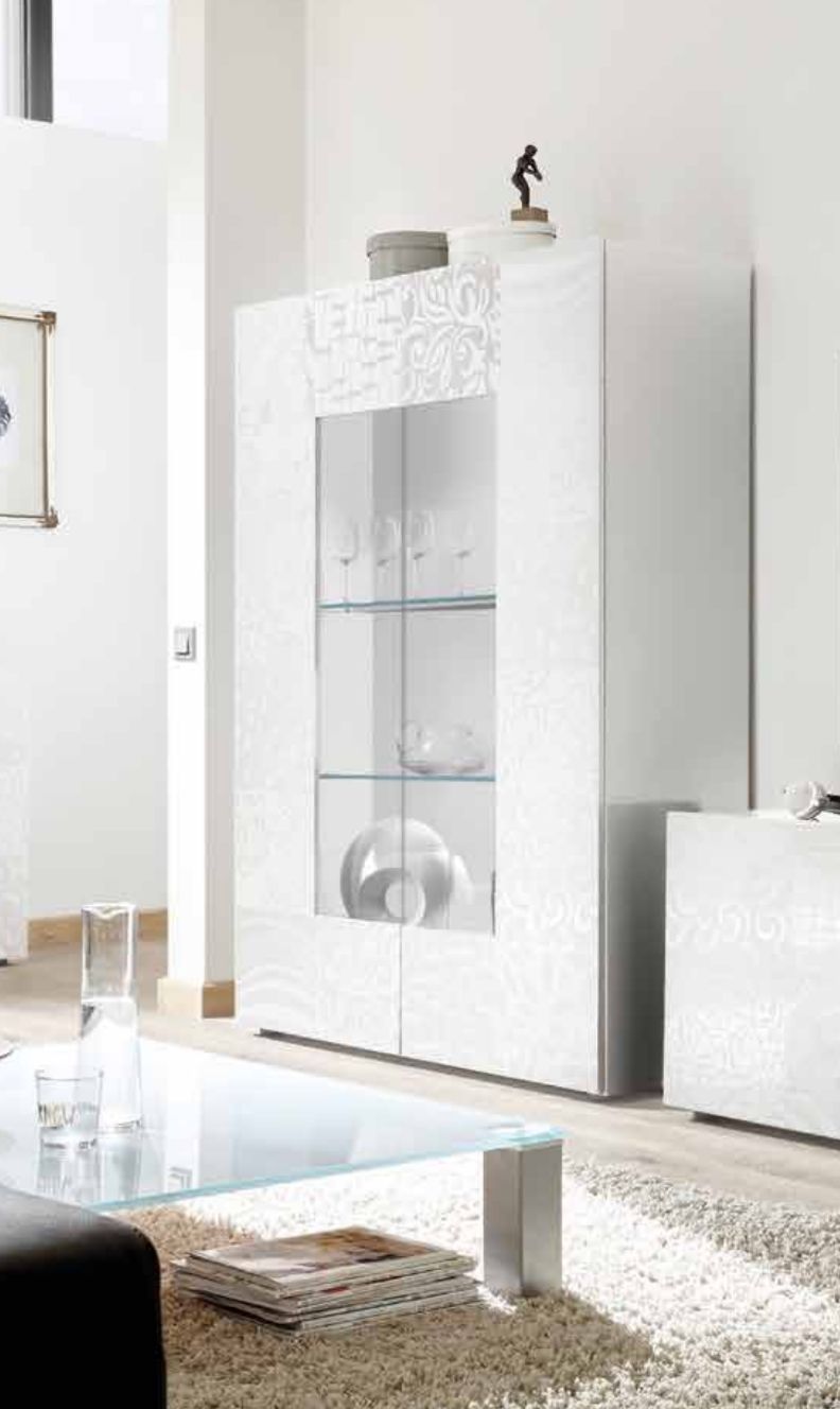 Showcase 2 doors MIRO (Glossy Screen Printed Grey) 20 23 83 - 06