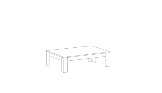Table 137x90 CM INCLUDING EXTENSION 48 CM (Cement) 34 13 35 AL