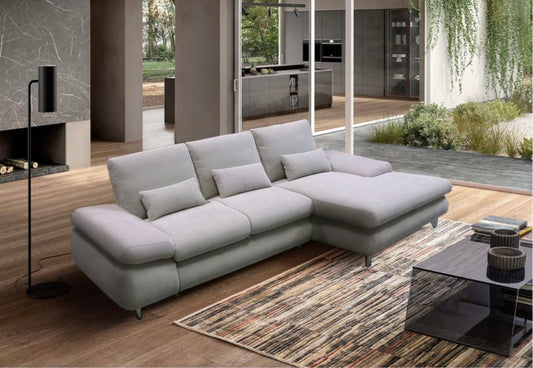 Divano Cassiana 3 Posti Trasformabile con Chaise Longue