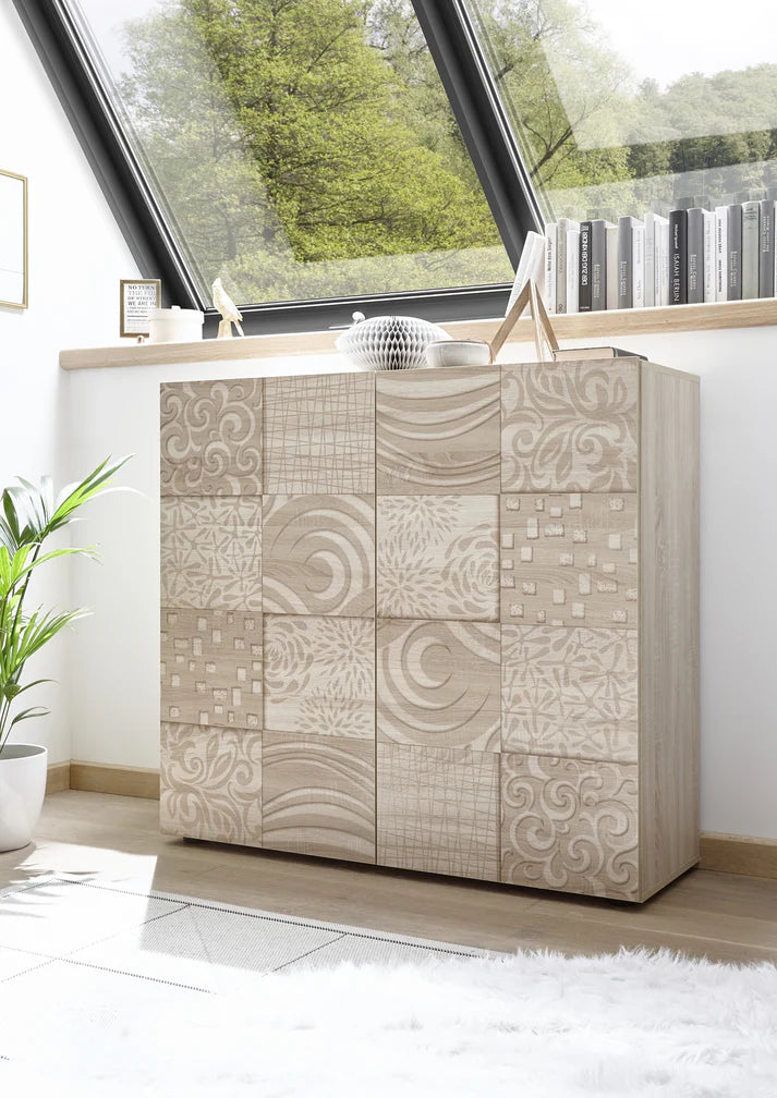 MIRO 2-Door Container (Glossy Screen-Printed Grey) 20 23 83 - 04