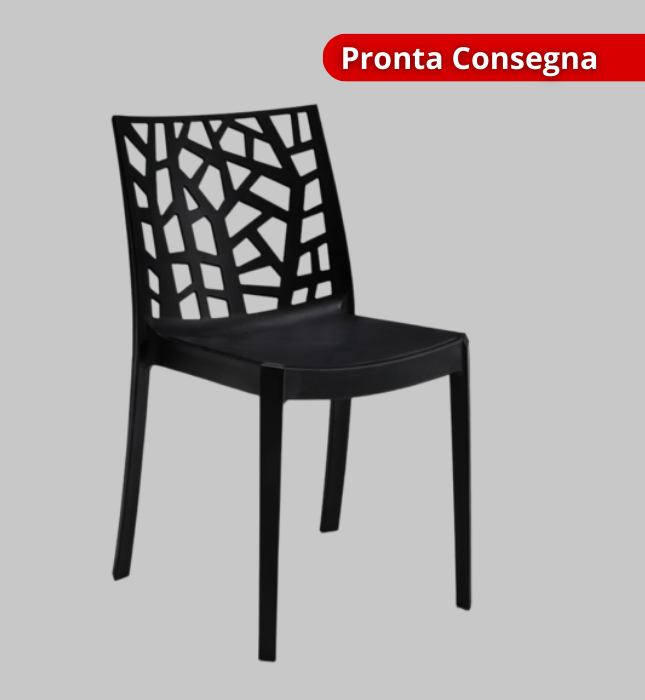 Chair in ANTHRACITE colored polypropylene