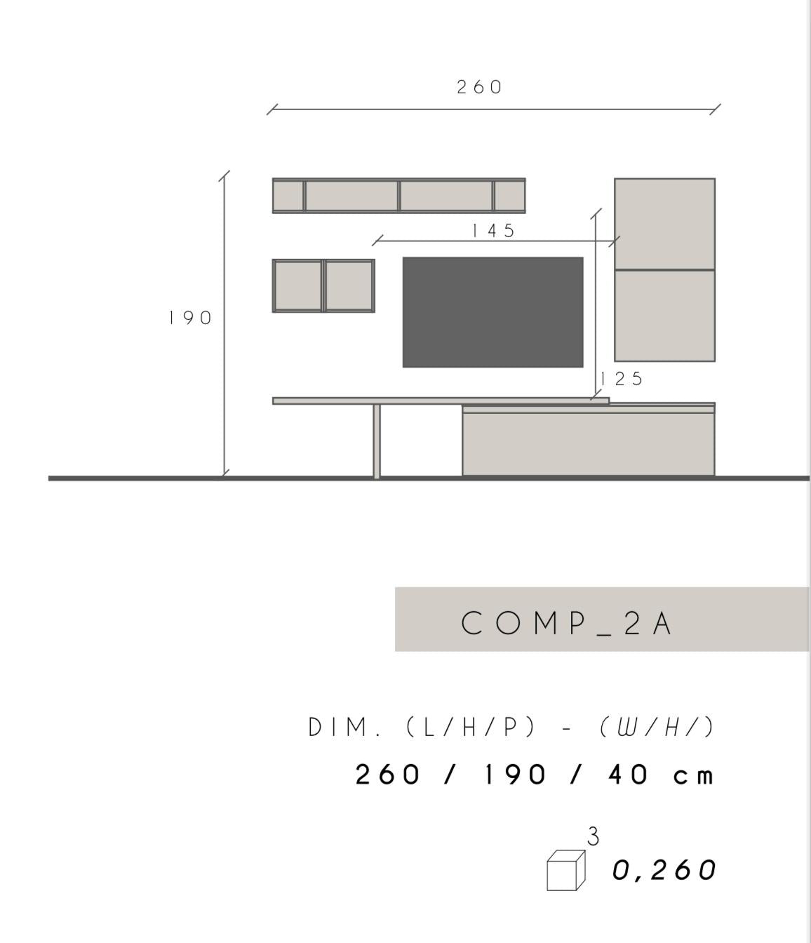 Soggiorno Infinity Comp. 2A