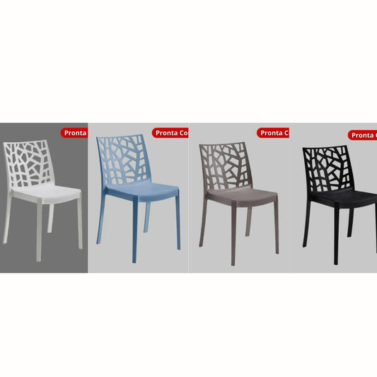 Chair in ANTHRACITE colored polypropylene