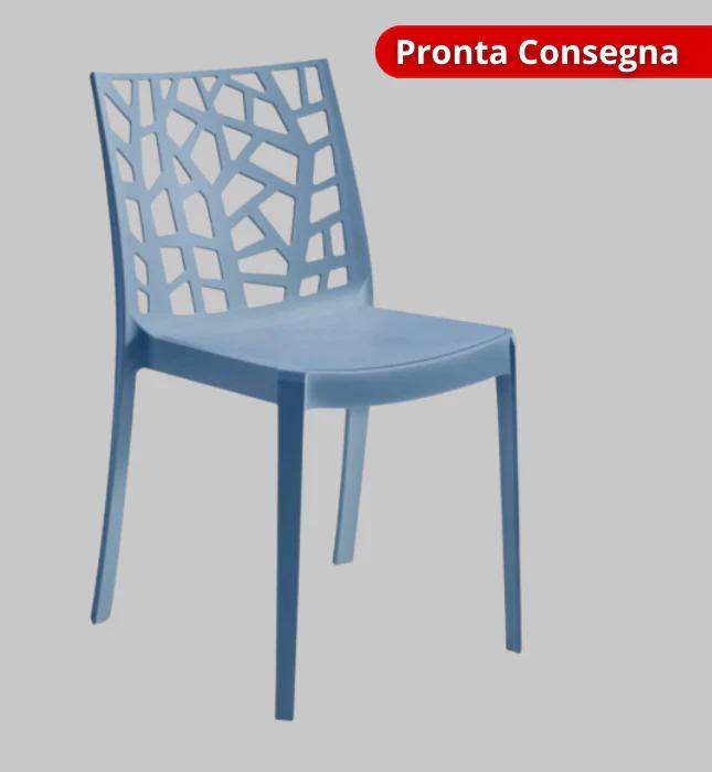 Chair in ANTHRACITE colored polypropylene