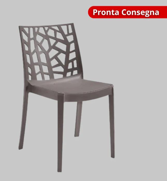 Chair in ANTHRACITE colored polypropylene