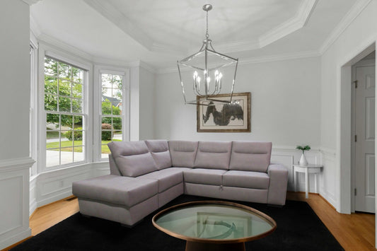 Angolate sofa with ISCHIA end armchair