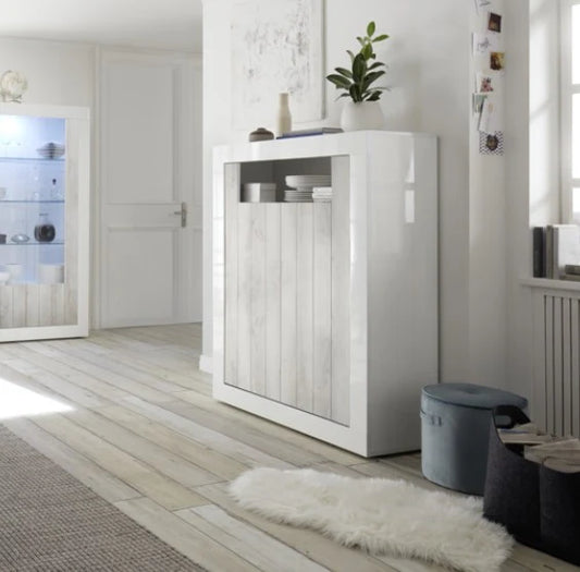 Sideboard 2 Doors and 2 Drawers URBINO (White Pine) 20 90 35 - 07P