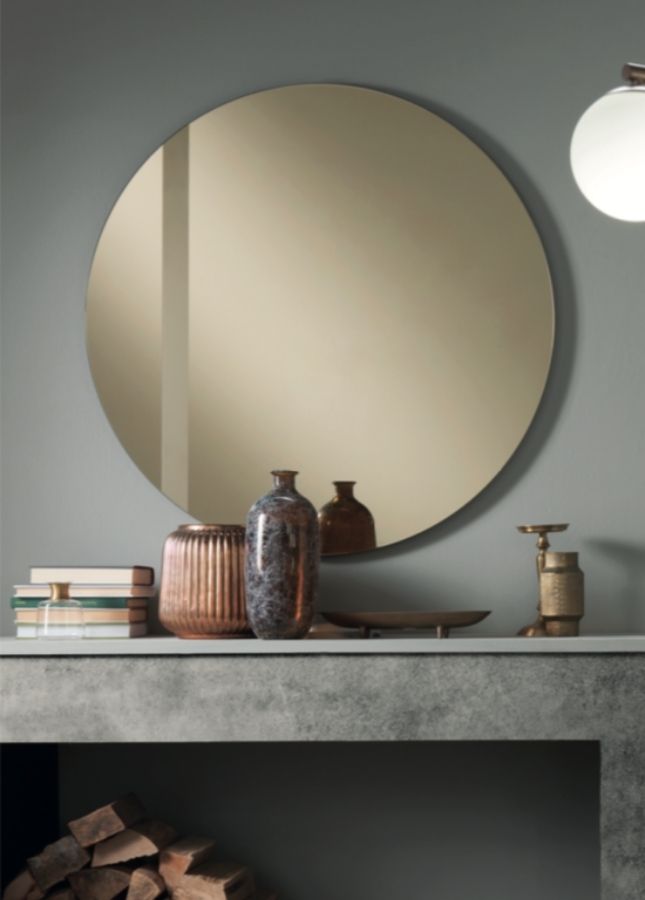 DEVIS Round Mirror (DEVIS80BRONZE)