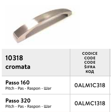 CHROME handle 10318 (x11)