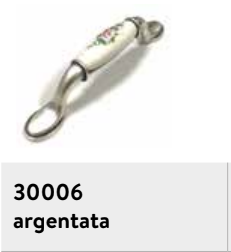 Maniglia Classica ARGENTATA 30006  (11pz)