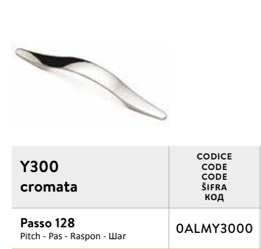 CHROME Series Handle Y300 (12pcs)