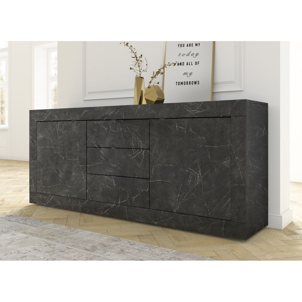 BASIC sideboard black marble (20 81 15 - 07)