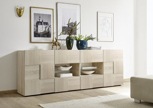 Sideboard 2 Doors and 4 Drawers DAMA (Samoa Oak) 20 15 08 - 08