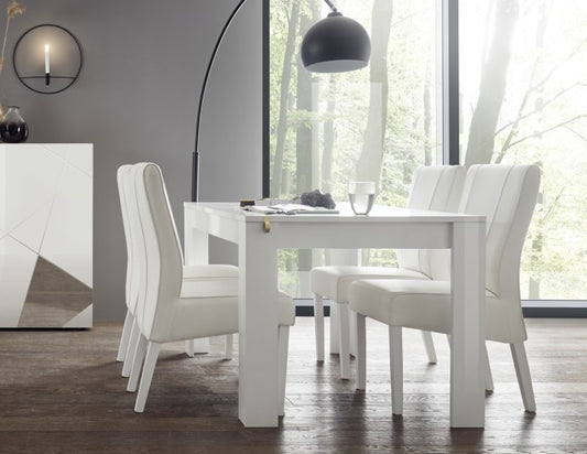 Table 180x90cm VITTORIA (Glossy Lacquered White) 37 90 06 N